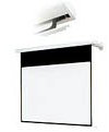 Ecran de projection blanc mat 200x150 Oray Super 2000 HCM-1 Carter blanc, bords noirs, fixation déportée.