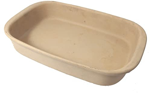 Pampered Chef Family Heritage 1430 Backform aus Steingut, rechteckig