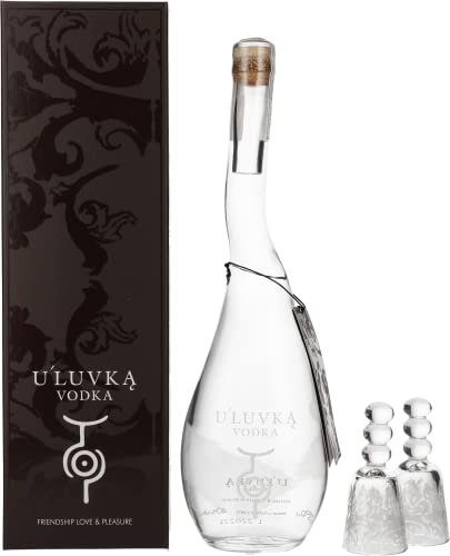 U'Luvka Vodka Signature Gift Pack, 70 cl