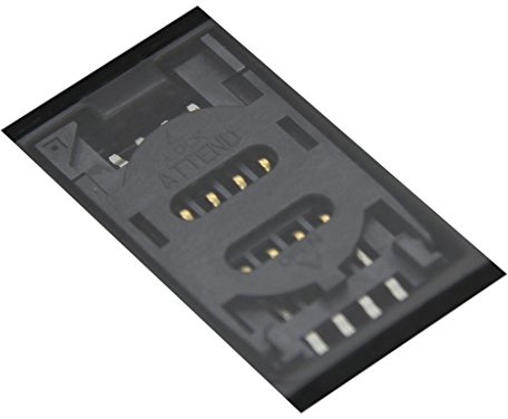 2X 115B-BAA0-R Steckverbinder: für Karten SIM mit Klipphalter SMT vergoldet ATTE