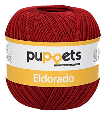 Puppets 4576010-04321 Häkelgarne, 100% Baumwolle, 4321, Stärke 10, 100g, 103 Gramm