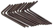 Fender 002-3811-049 1/8'' Hex (Allen) Truss Rod Adjustment Wrench (12)