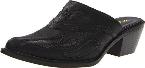 ROPER Womens Beth Mules Dress Casual Casual Low Heel 1-2 - Black - Size 9.5 M