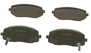 Bosch BP974 - Brake Pads Car Front Axle - 1 Set of 4 Pads | Bosch Quality - Reduced Noise and Dust - ECE-R90 Certified - Copper-Free