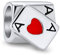 Gewinner Casino Poker Spiel Asse Kartenspiel Ass Herz Charm Anhänger Für Frauen Für Teenager .925 Sterlingsilber Passt Europäisches Armband