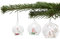 mare-me Nautische Christbaumkugeln Segelschiff 3er Set - Glas - Weihnachten