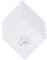 Selected Hanky Damen-Taschentücher aus Baumwolle, Blumenstickerei mit Spitze, 6 Stück, Blau mit Blumenmuster