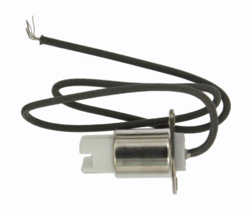 Leviton Lampholder, Incandescent, R7s RX7s Base, Plunger, Keyless, Unglazed Porcelain, Flange Mount, Single Circuit, White, 555
