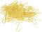 Inge-glas 1900-01 - Ganci Dorati a S per Palline Decorative, Dimensione 4 cm, Scatola da 100 Pezzi