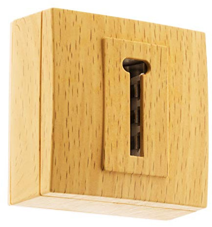 Prise téléphone 8 plots saillie Hêtre - Bel'Vue