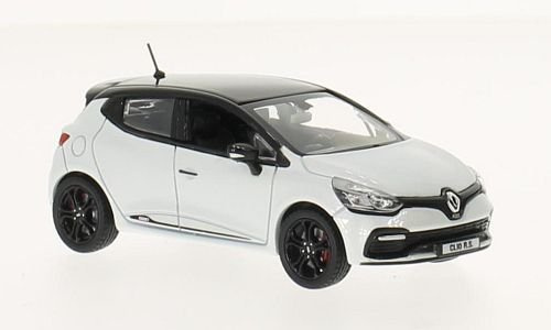 Renault Clio IV RS 200 EDC Monaco GP, metallic-Weiss/schwarz, 2014, Modellauto, Fertigmodell, Norev 1:43