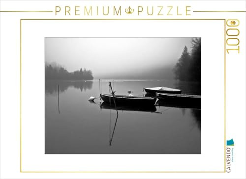 CALVENDO Puzzle EIN Motiv aus dem Kalender Nebel um Landsberg am Lech | 1000 Teile Lege-Größe 64 x 48 cm Foto-Puzzle für glückliche Stunden