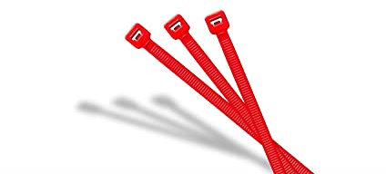 Attache-câble Riesel Diesign Cable:tie pour Fixation du Garde-Boue au vélo-Red