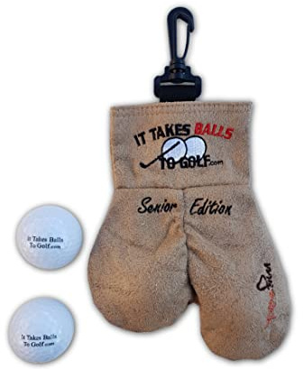 MY SACK Senior Edition Golf Ball Storage Bag | This Funny Gift is Sure to Get a Laugh | Store Your Other Accessories for Men Such as Tees & Gloves by Putting Them in This Gag Gift