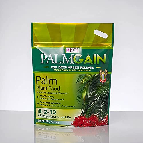 PALMGAIN 10lb Bag Palm Tree Fertilizer, Ferns, Cycads, Ixora