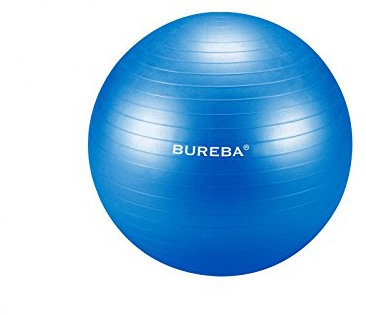 BUREBA Trendy Sport Medi Gymnastikball 75 cm blau