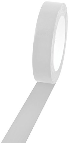Champion Sports Vinyl Tape, 1” Wide x 36 Yards Long, White - Durable Floor Marking Tape - Schools, Gyms, Restaurants