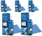 ROGGE Duo-Clean Original, 5X ROGGE 250ml LED,LCD,TFT+Plasma Bildschirmreiniger inkl. 5X ROGGE Prof.Microfasertuch 38x40cm