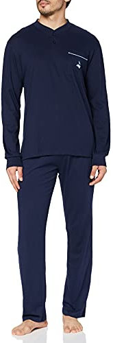 Navigare B2Y14280 Set di pigiama, Navy, L, Uomo