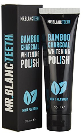 Mr Blanc Teeth Bamboo Charcoal Polish - Natural Teeth Whitening Polish