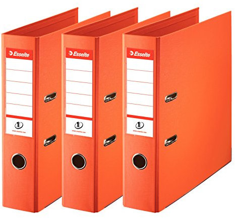 Esselte Nr. 1 Aktenordner, 3 St. 75 mm Orange