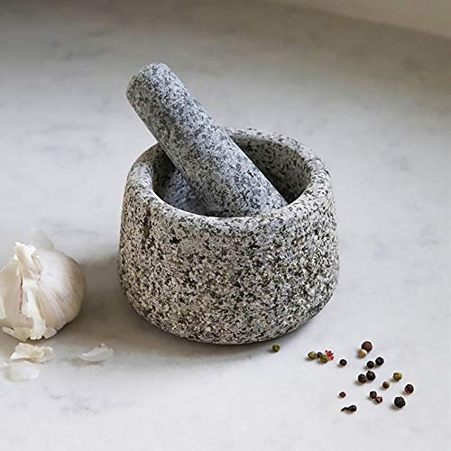 Granite Pestle and Mortar by Garden Trading | Crafted in Granite | H8 X Diameter 13cm