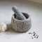 Granite Pestle and Mortar by Garden Trading | Crafted in Granite | H8 X Diameter 13cm