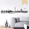 WANDKINGS Wandtattoo Skyline Dortmund (mit Sehenswürdigkeiten und Wahrzeichen der Stadt) 80 x 21 cm beige - erhältlich in 33 Farben