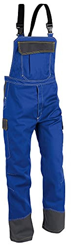KÜBLER Workwear KÜBLER Safety X Arbeitslatzhose blau, Größe 94, Herren-Arbeitslatzhose aus Mischgewebe, antistatische Arbeitslatzhose