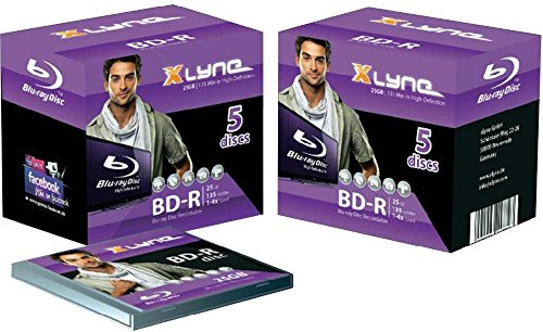 XLYNE BD-R Bluray Rohlinge │ 25 GB │ 6x Speed │ 5er Jewel Case