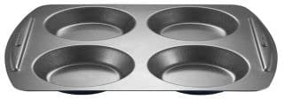 Lakeland 4 Hole Non-Stick Yorkshire Pudding Tray – Sure-Grip Handles & Dishwasher Safe