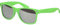 Balinco Lunettes de soleil UV400 CAT 3 CE Rubber - avec charnière à ressort pour femmes & hommes (vert - argent miroité)