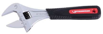 Rothenberger 1500001510 – Adjustable Wrench, Wide Opening 8 inch, SWO