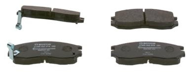 BOSCH Bremsbelagsatz, Scheibenbremse 0986460979 | Kompatibel mit: HYUNDAI SANTAMO, MITSUBISHI COLT III, COLT IV, ECLIPSE I, ECLIPSE II, GALANT VI, GALANT VI Stufenheck