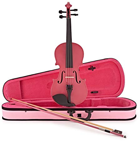 Student 3/4 Violin by Gear4music, Pink