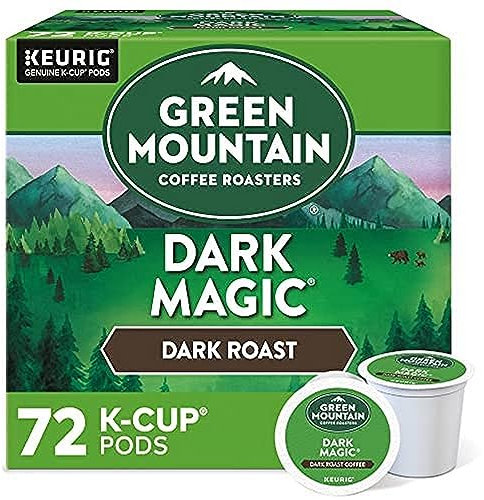 Green Mountain Coffee, Dark Magic (Extra Bold), K-Cup Portion Pack for Keurig Brewers, 72 Count by Green Mountain Coffee