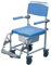 Days Deluxe Wheeled Shower Commode Toilet Chair, Attendant- Propelled Shower Chair