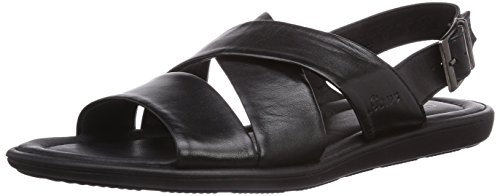 Sioux Herren Mirtas Sandalen, Schwarz (schwarz)