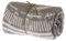 Riverdale Fleece Decke Grau/Weiß