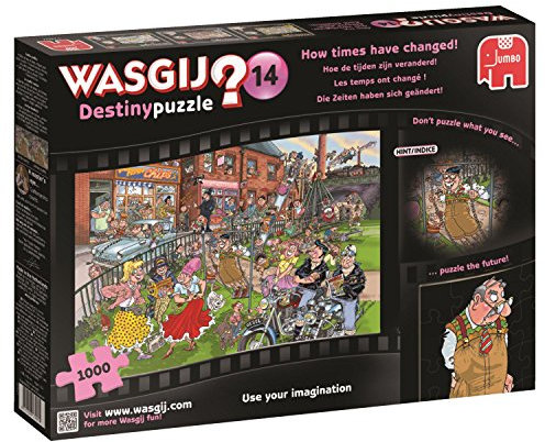 Jumbo 17407 Wasgij Destiny How Times Have Changed Jigsaw Puzzle, Multicoloured