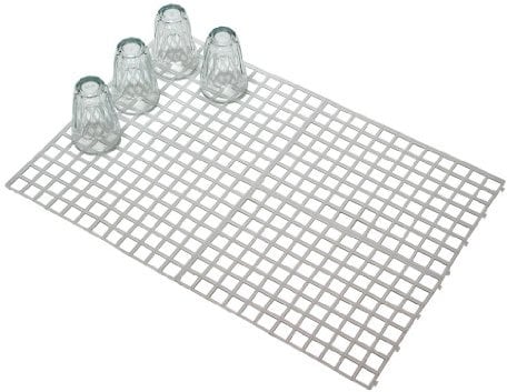 Gläserabtropfmatte 30 x 20 cm 4 Stück steckbar