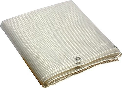 Telo Telone Occhiellato Retinato in Pvc 6x4 mt Trasparente