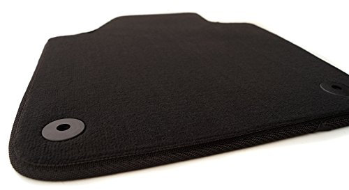 Fußmatte passend für Fabia 3 NJ Fahrermatte Velour Automatte schwarz vorn
