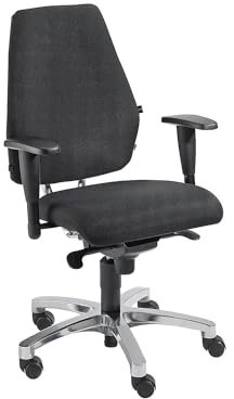 TOPSTAR | Bürostuhl | Punktsynchronmechanik | Flachsitz mit Knierolle und Body Balance Tec® | schwarz