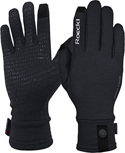 Roeckl Erwachsene Katari Handschuhe, Schwarz, 10