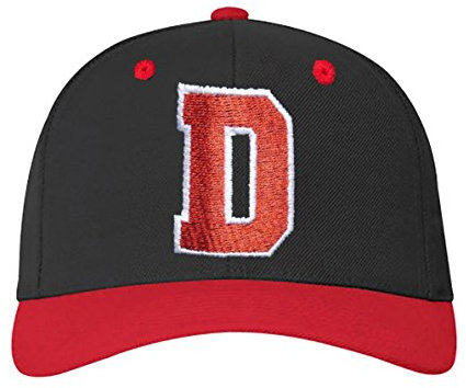 4sold ABC Baseballkappe Druckknopfverschluss verstellbar mit flachem Schirm Baseball Cap (d)