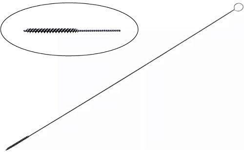 Neustanlo Milchschlauchbürste 30 cm | Reinigungsbürste für Milchschläuche | kompatibel mit Jura, Nivona, Krups, AEG Kaffeevollautomaten | hygienische Reinigung von Milchsystemen