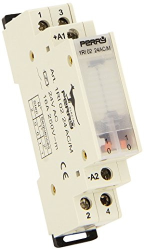 Sesam 1RI 0224AC/M Elektromechanischer Stromstoßschalter 24VAC, 1 TE, 2 Schließer