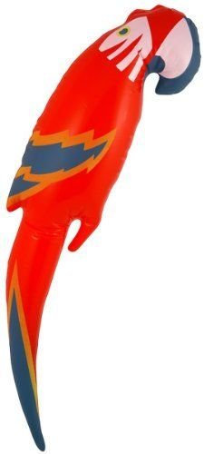 Toyland Aufblasbarer Papagei (Small) 46cm (2)