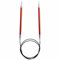 KnitPro K47191 Rundstricknadel, Metal, Rosa, 120cm / 5mm